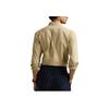 Polo Ralph Lauren Solid Color Single-Breasted Long Sleeve Shirt Men Shirts Khaki 710960612002