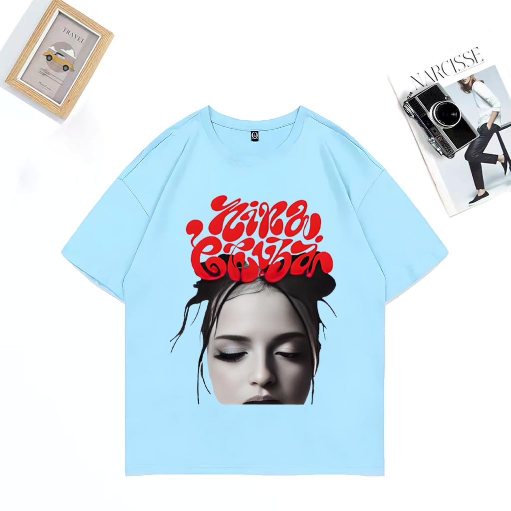 Nina Chuba Fashion classic T Shirt 2025 Unisex WOMEN vintage Oversized Cotton tshirts Hip Hop plus size tops short sleeve clothes