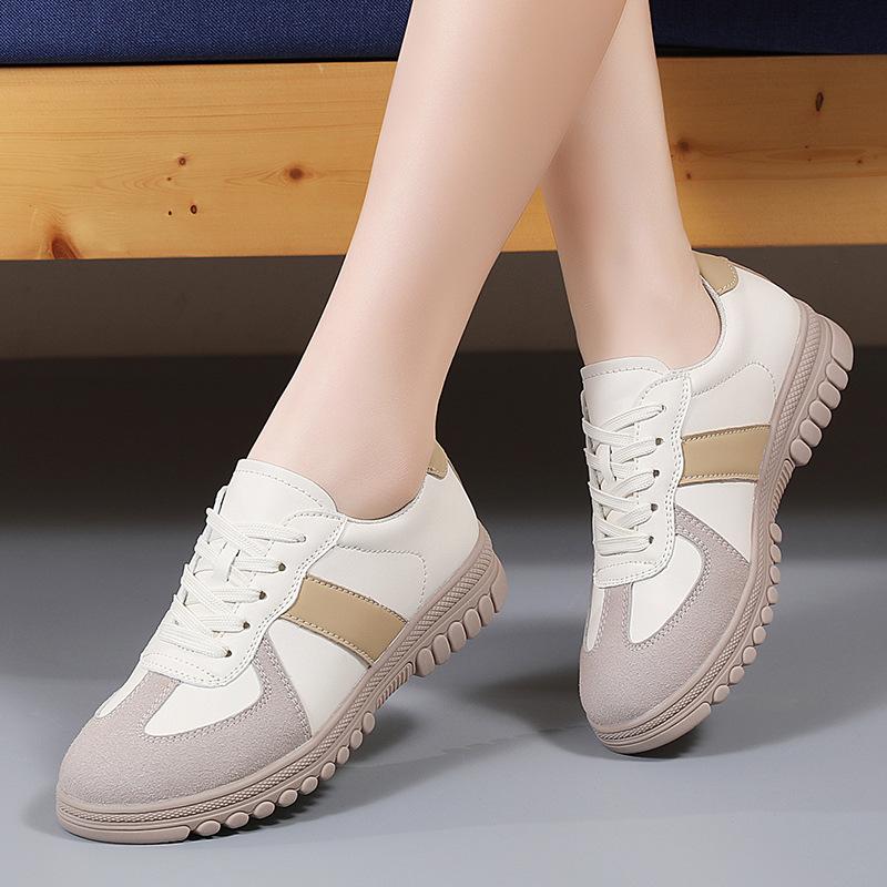 New Korean Style Small White Shoes for Female Students' Internet Celebrity Sports Shoes Versatile Casual Moral Training Shoes for Women
