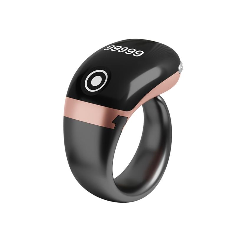 

Advanced Intelligent Rings Digital Tally Counter For Prayer Tracking Mindfulness Religious Ceremonies Inventory Counting розового золота