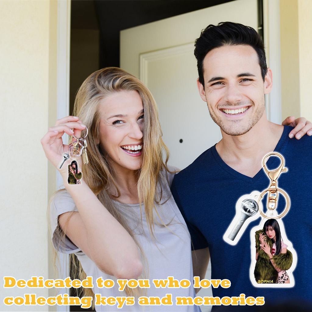 Mädchengruppe KATSEYE Acryl Schlüsselanhänger Neu Taschenanhänger Accessoires Schmuck