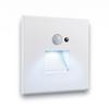 LED Stair Light Fixture White 230V Aluminum Motion and Twilight Sensor 6000K