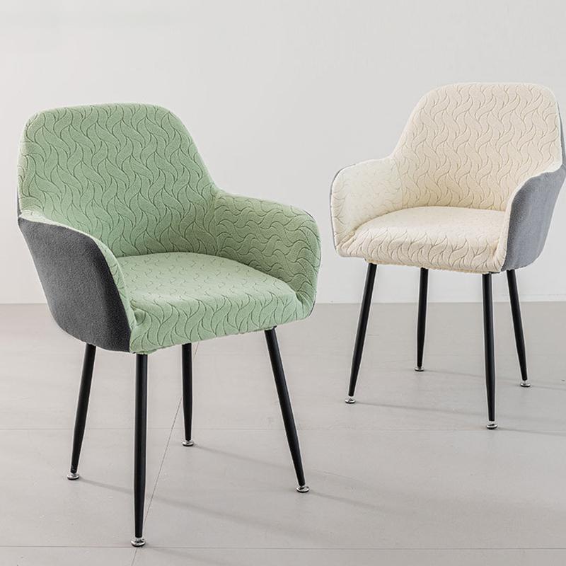 Makeup Chair Cover High Armrest Chair Cover All-Inclusive 4Season Universal NailSalon Chair Cover Stretch Dining Chair Slipcover