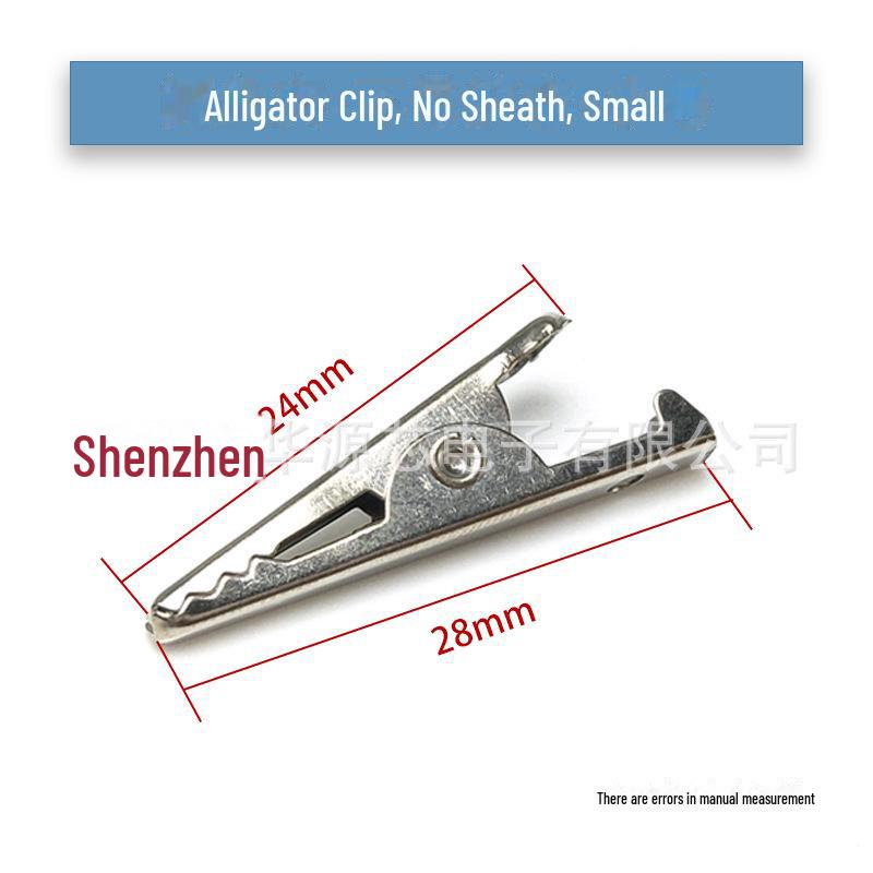 Cleme electrice tip crocodil: Cleme de testare cu teacă pentru baterii, cabluri și alimentare - mici, medii, mari