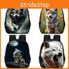 Stylish Wolf Animal Backpack For Elementary School Students Spacious And Durable Design