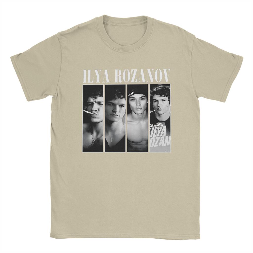 Ilya Rozanov Heated Rivalry TShirt Men Amazing Pure Cotton Tees Round Collar Short Sleeve Mens TShirt Summer Mens Clothing