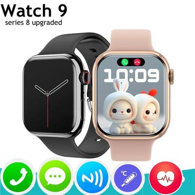 2024 Watch 9 Smart Watch Men Body Temperature BT Call NFC Always On Display Fitness Women Series 9 Smartwatch