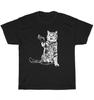 Cat With Gun Cats Kitten Pet Animal Guns Lover T-Shirt Unisex Funny Tee Gift NEW