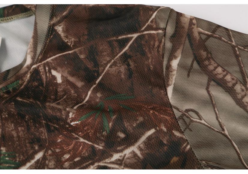 ESDY Quick-Dry Camouflage Crew Neck T-Shirt A413