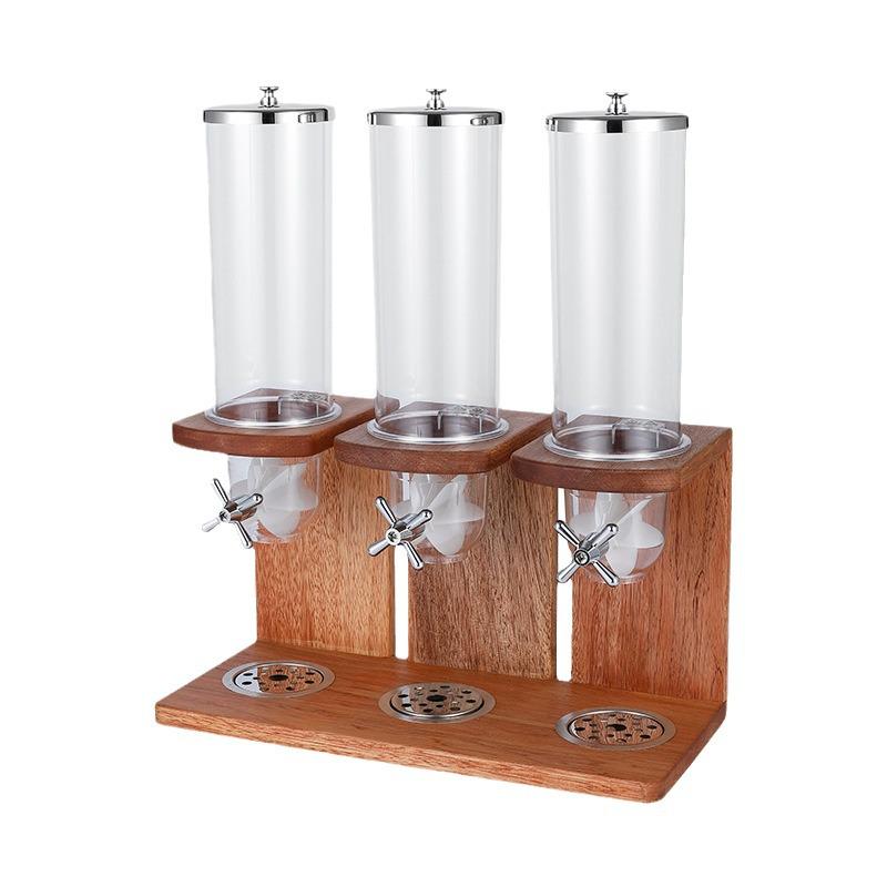 Ontbijtgranen & Gedroogd Fruit Dispenser - Bewaarpot met 5 Compartimenten voor Buffet & Restaurant