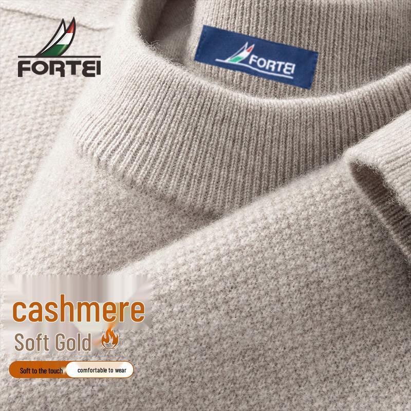 Men's 30% Cashmere & Merino Wool Blend Crew Neck Sweater