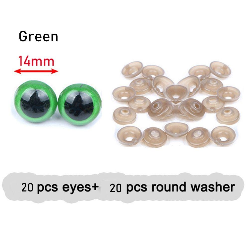 High Quality Stuffed Toys Parts Plastic Safety Eyes Crafts Bear Animal Accessories Puppet Crystal Eye Dolls DIY Tools