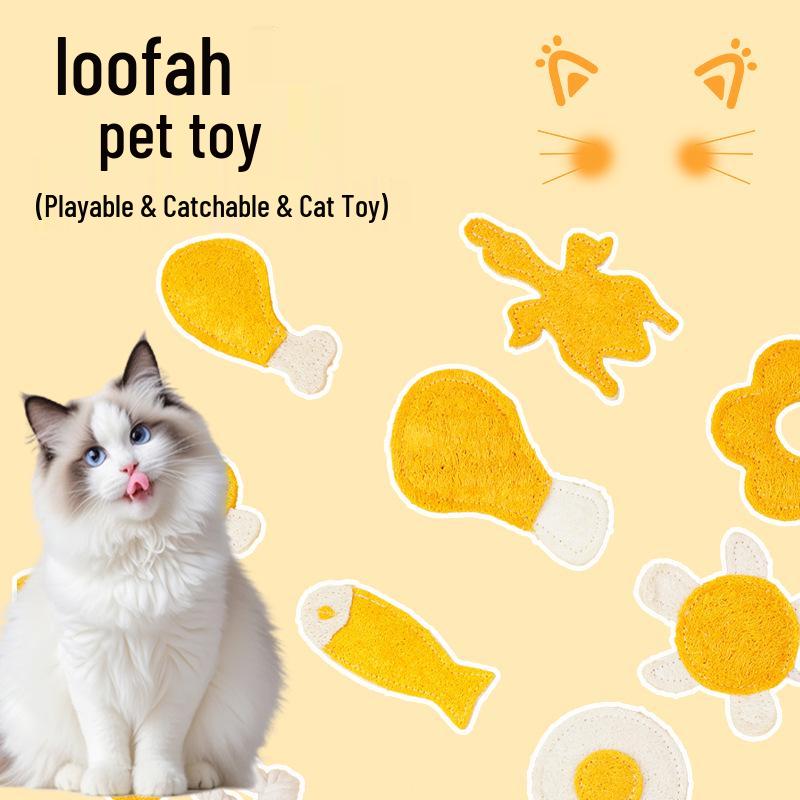 Catnip Self-Play Toy: Chewable, Teeth-Cleaning Teaser Wand with Scratchable and Throwable Boredom Relief Features