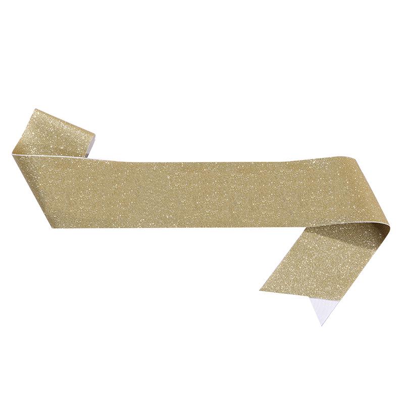 High-Quality Elastic Glitter Sequin Fabric Shoulder Straps for DIY Party and Etiquette Belts