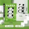 Kreatywne Chińskie Klocki Budowlane Panda Wielka Kwiaty Urocze Puzzle Zmontowane Prezent Urodzinowy dla Dzieci Zwykła Zabawka do Zmontowania