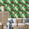 Ink Green, Sea Green and Lime Wallpaper for Living Room and Bedroom 50x1000