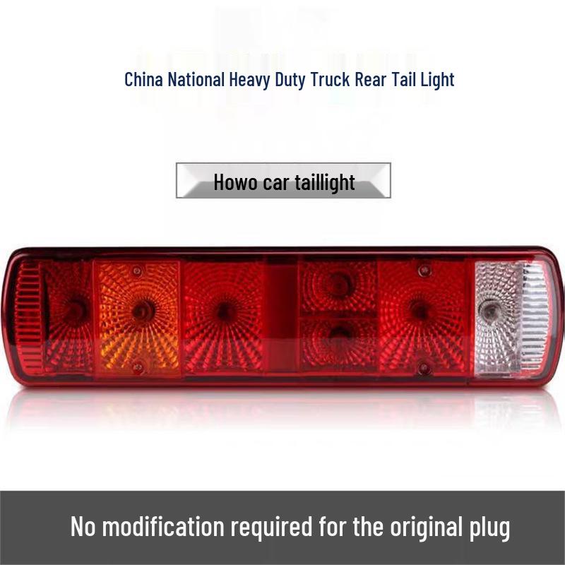 Howo 380 Rear Brake Tail Light for Heavy Trucks with Foam Type Socket