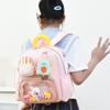 Childrens Oxford Cloth Backpack With Animal Pattern And Padded Shoulder Straps For Kindergarten Students