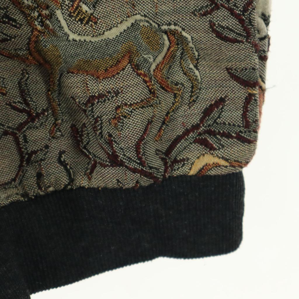 Beauty Products ZARA Tiger Embroidery Long Sleeve Sweat Beige Men's Used