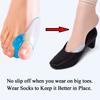 2pcs Soft Big Toe Separators, Ideal for Night And Home Use Foot Care