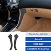 Real Carbon Fiber Steering Wheel Button Trim Fit for Honda Accord 2003-2007 Inner Decal Cover 3D Sticker Auto Accessories