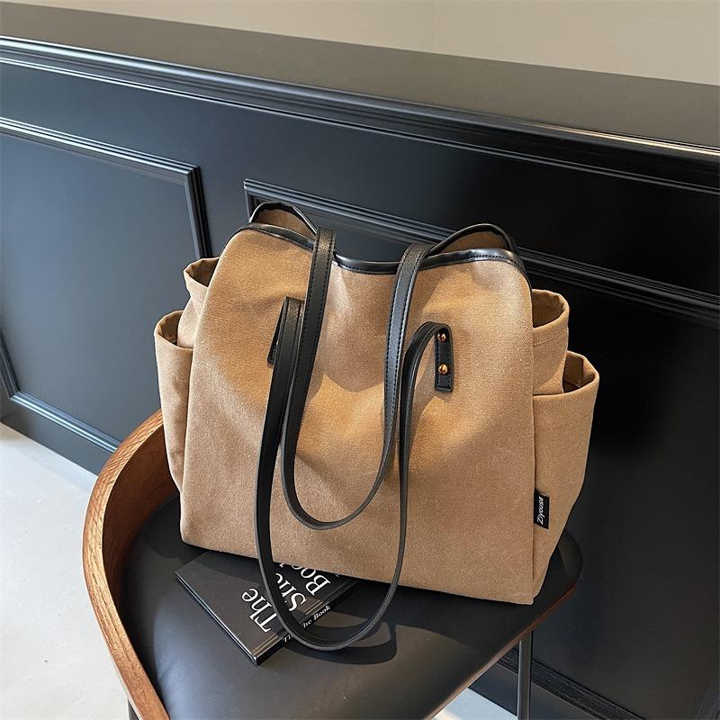 Popular winter new fashion simple handbag casual fashion shoulder bag casual large capacity tote bag women's bag
