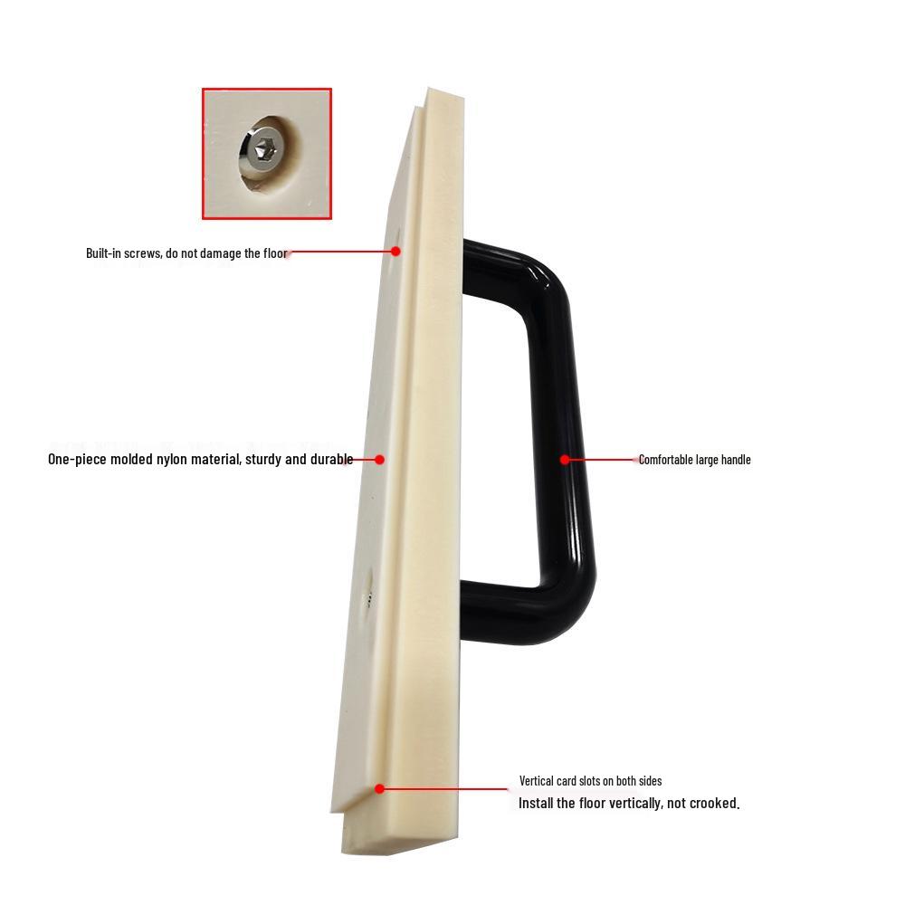 Tassello di battuta in nylon con manico per l'installazione di pavimenti in legno - Strumento professionale, Grado industriale
