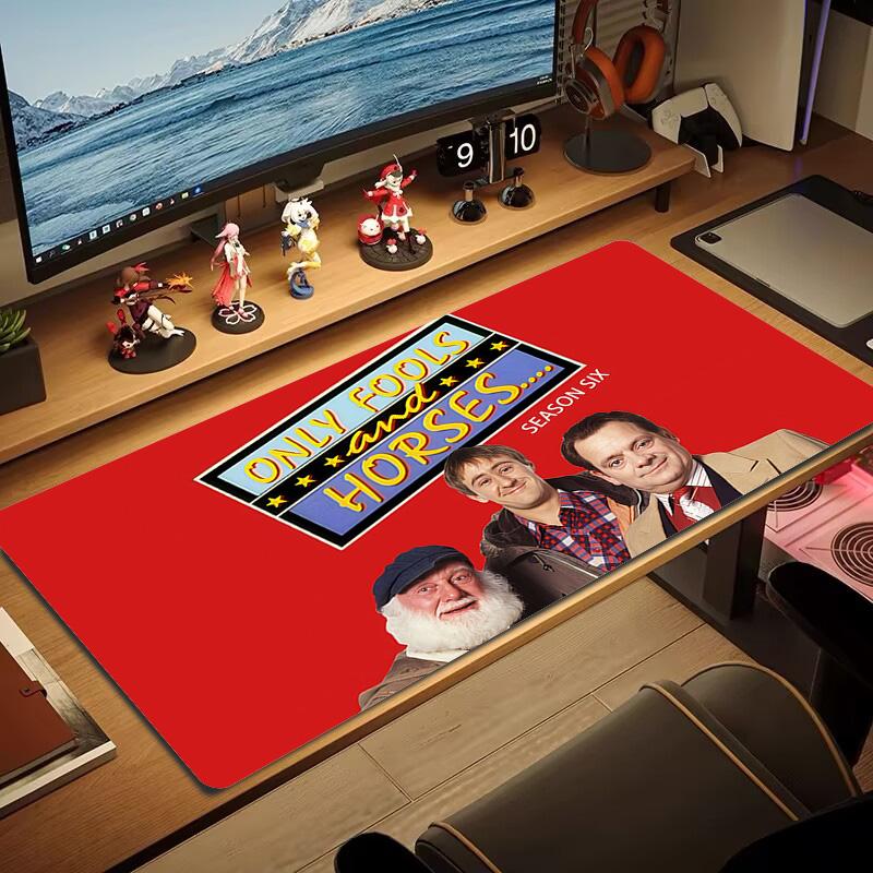 Only Fools and Horses Print  Cushion Non-slip Laptop Tablet Big Mousepad XXL Mat Mini PC Playmat With Lock Edge