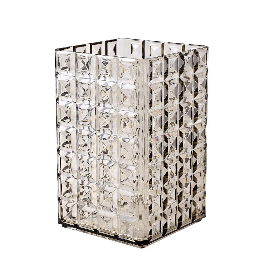 Transparent Makeup Brush Holder Plastic Cosmetic Storage Box Desk Lipstick Eyeliner Makeup Organizer Display Rack