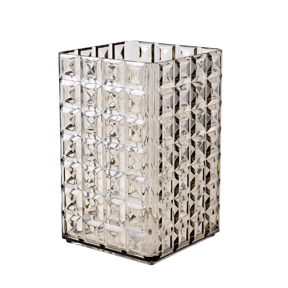 

Toothbrush Holder Square Transparent Plastic Toothbrush Cup Bathroom Accessories Water Cup Portable Mouthwash Cup золотий