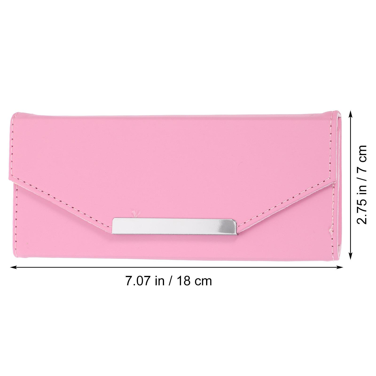 

Eyelash Tool Set Black Storage Box Portable Tweezer Case For Eyelash Extension Travel Makeup Tools Lightweight Compact рожевий