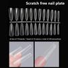 240Pcs Long T-Type False Nail Tips Acrylic Full Half Cover Fake Nails Soft Tips Professional Artificial Extension Accessories