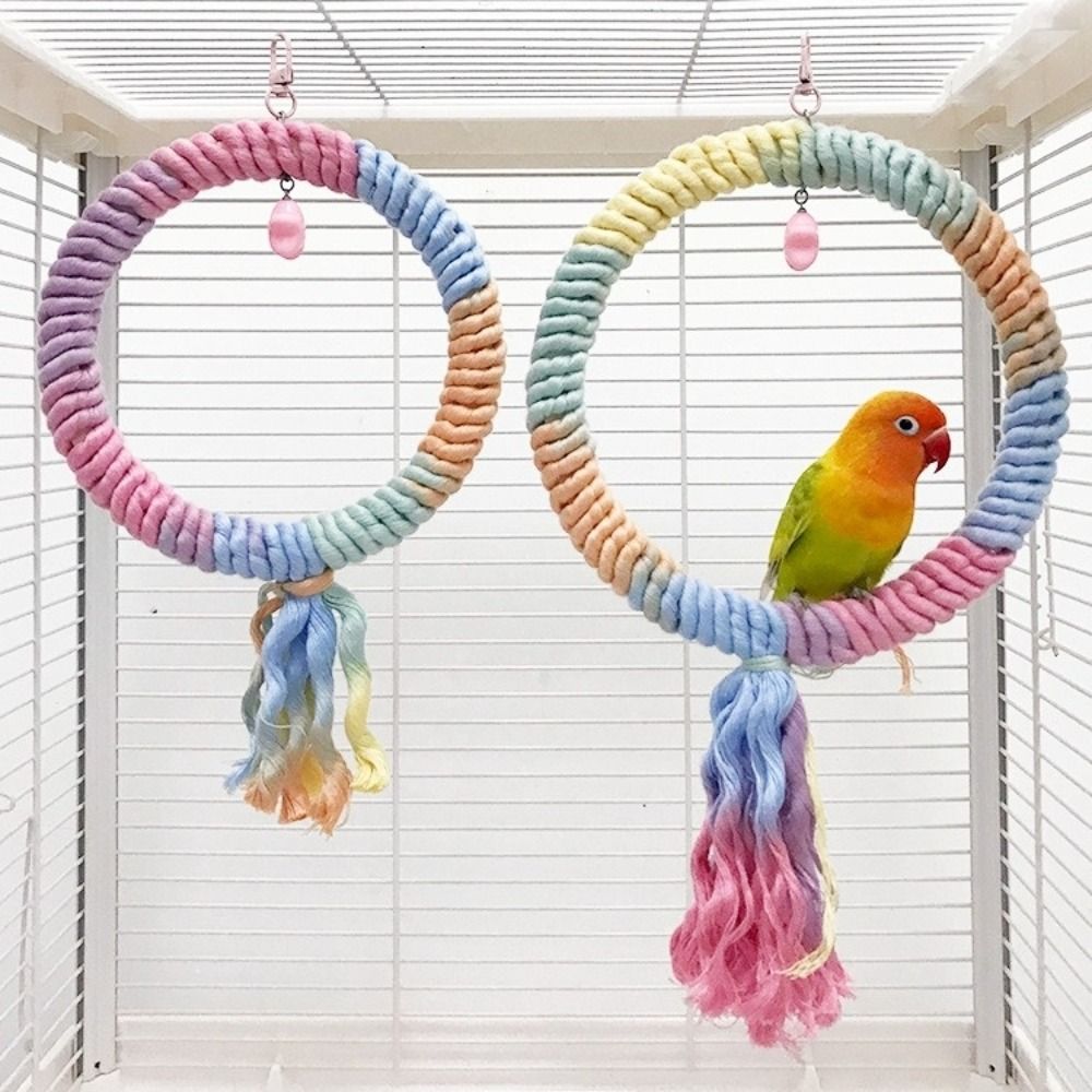 Bendable Paw Grinding Plush Exercise Stand New Pet Bird Training Toy for Parakeet
