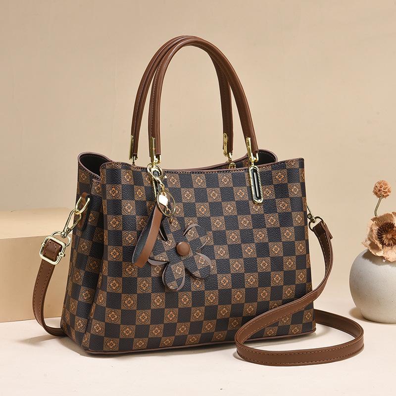 Bag Women's Large Capacity Handbag 2025 New Middle-aged Versatile Mom Bag One Shoulder Crossbody Bag Women's Bag Women's Bag