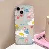 Colorful flowers for iPhone17ProMax mobile phone case 17 Apple 16/15 matte 14 all-inclusive x anti-drop