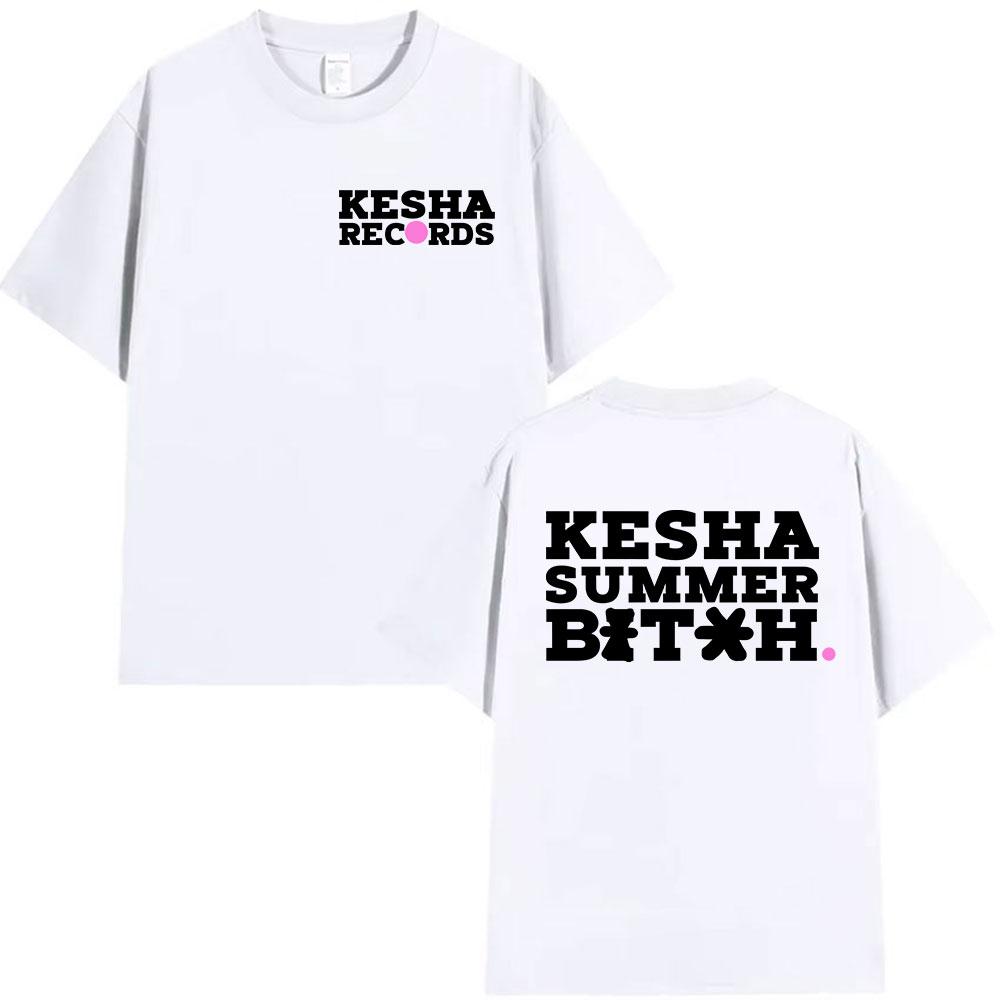 The Popular Kesha Fan Retro Casual Shortsleeved Tshirt for Unisex in Summer 2026 Is A Loose and Breathable Top Y2k