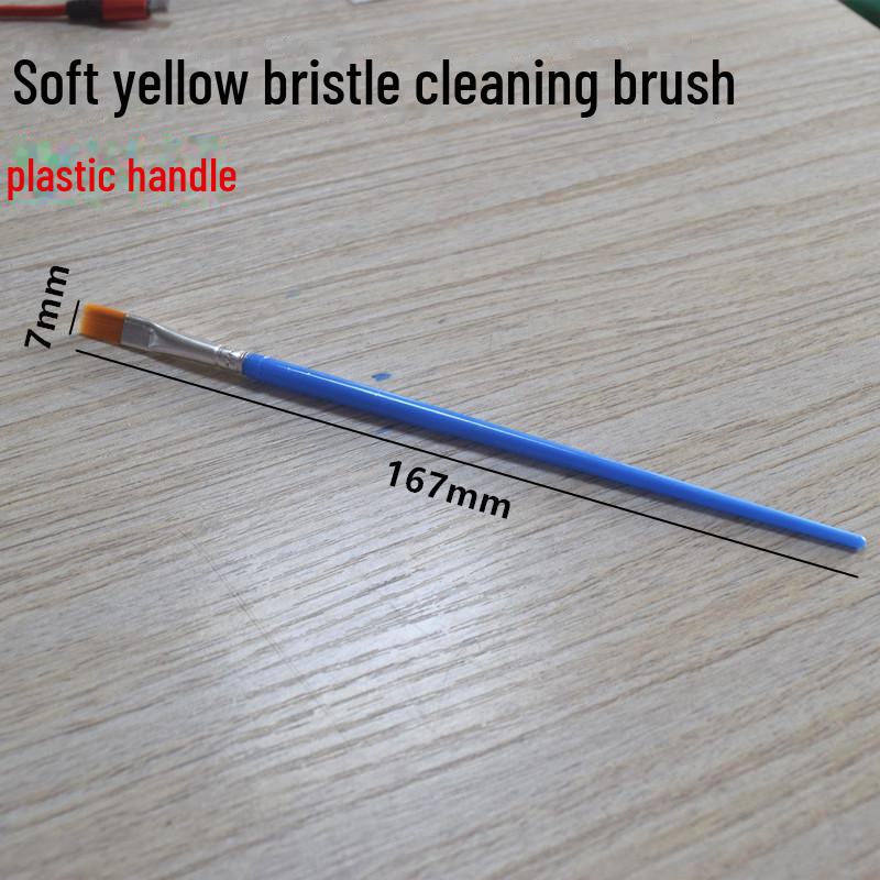 Ensemble de brosses antistatiques pour nettoyer téléphone, ordinateur, poussière de clavier et cartes PCB avec manche rond coudé