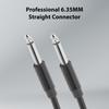 Guitar Cable 6.35mm Mono Sound Cable Dual Straight Plug Professional Copper   Waterproof for Music Instrument Stage Performance
