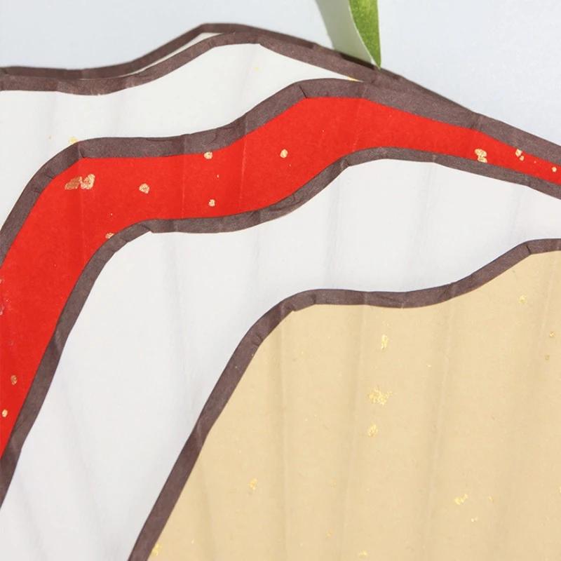 Hand Painted Chinese Style Round Fan Wooden Handle Rice Paper Unpainted DIY Fan Art Decoration Camphorwood Handcrafted Fan