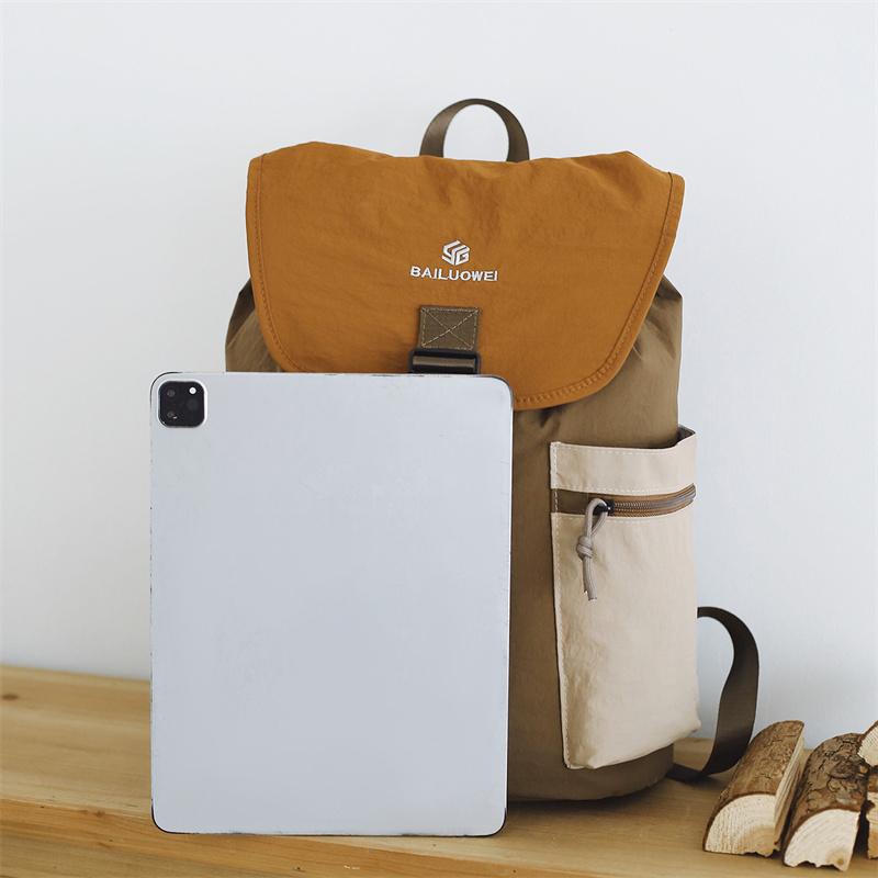Color Block Rucksack Unisex Pendler Outdoor Reise Rucksack mit großer Kapazität
