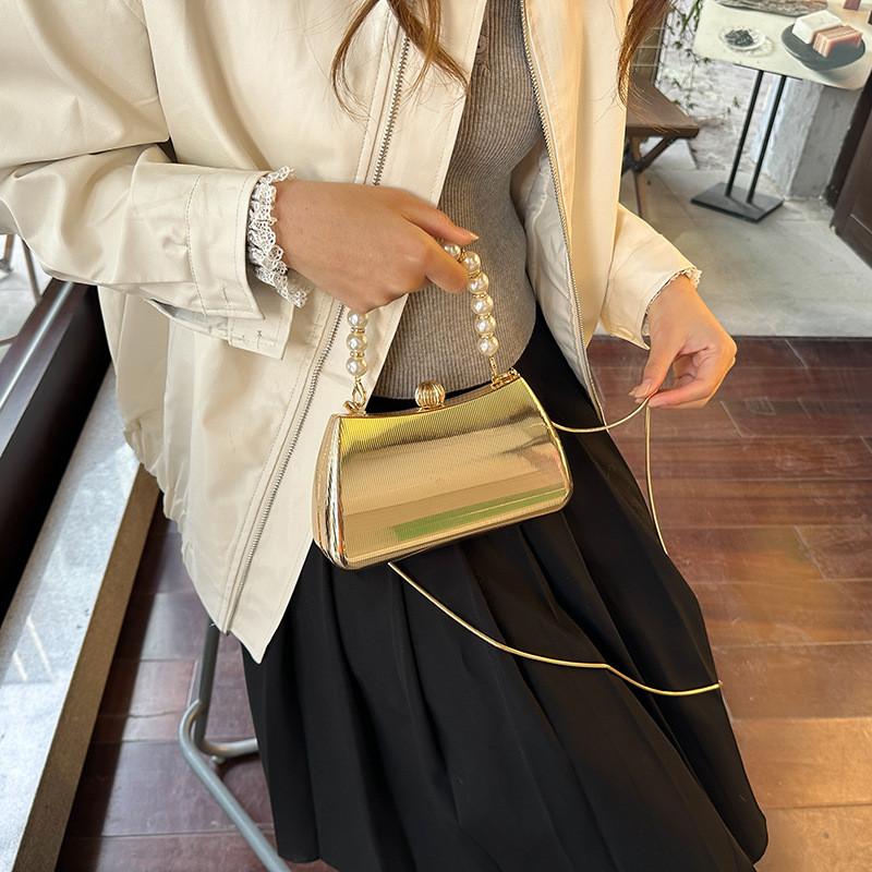 Pochette de Soirée en Acrylique avec Chaîne pour Dîner de Fête Femmes