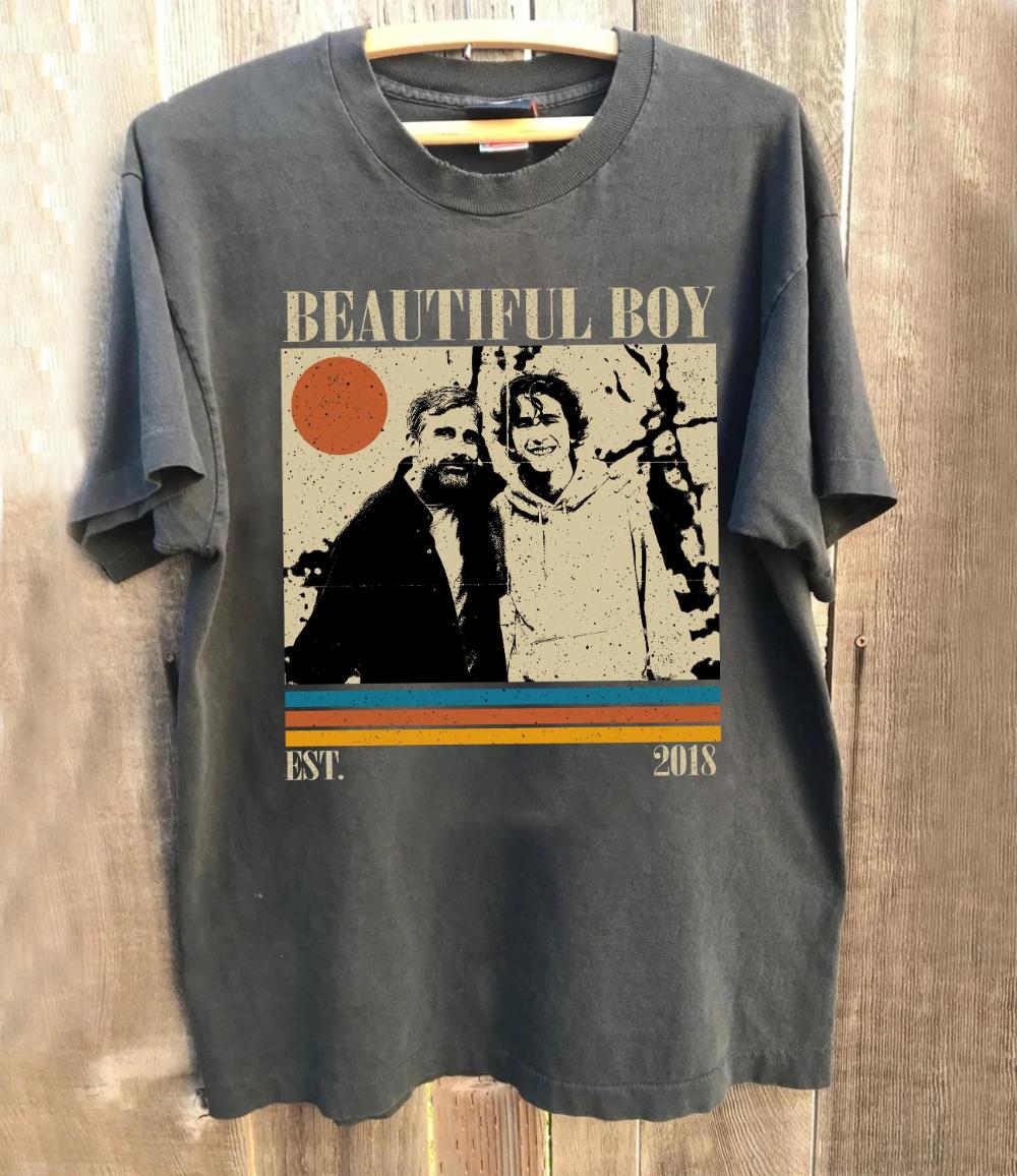 Beautiful Boy movie Tshirt Retro Movie Theme Unisex Tshirt Street Fashion Printed Tshirt S