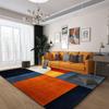 Nordic Abstract Geometric Carpet for Living Room Plush Decoration Home Modern Non-slip Floor Mat Washable Bedroom Cloakroom Rugs