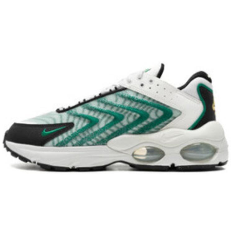 

Новые кроссовки Nike Air Max TW с низким верхом для детей, для бега, белые, зеленые, черные, для детей в возрасте 3-7 лет, DQ0297-106 29.5