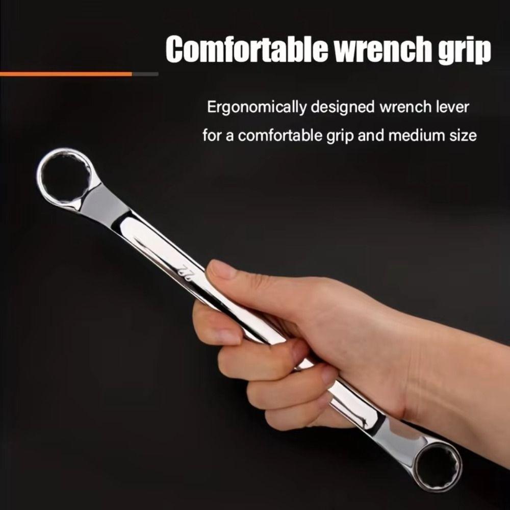 Dual Head Plum Wrench Chrome Vanadium Steel Dual-purpose Wrench Repair Tool Dual Head Wrench