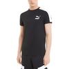 T7 T Shirts Men's Black Crew Neck Moderate Straight Fit 599869-01