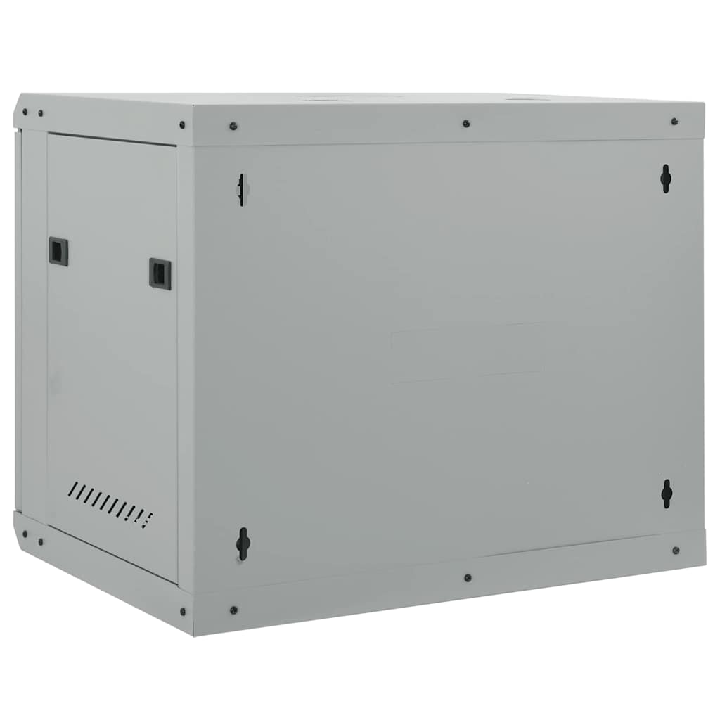 Network Cabinet with Storage Gray 60 x 45 x 50 cm Steel