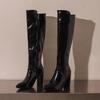 2025 Winter High Leg Knight Boots, Size 34-48, Chunky Heel, Women's Fashion Footwear.