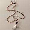 ESN Home Carved Wine Pot Necklace: Nomadic Style Woven Basket Clavicle Chain