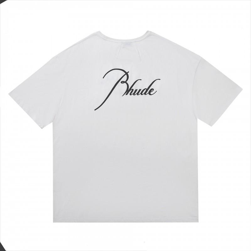 High Street Vintage T-Shirt Couples Loose Fit Crew Neck Short Sleeve Letter Print Casual Top